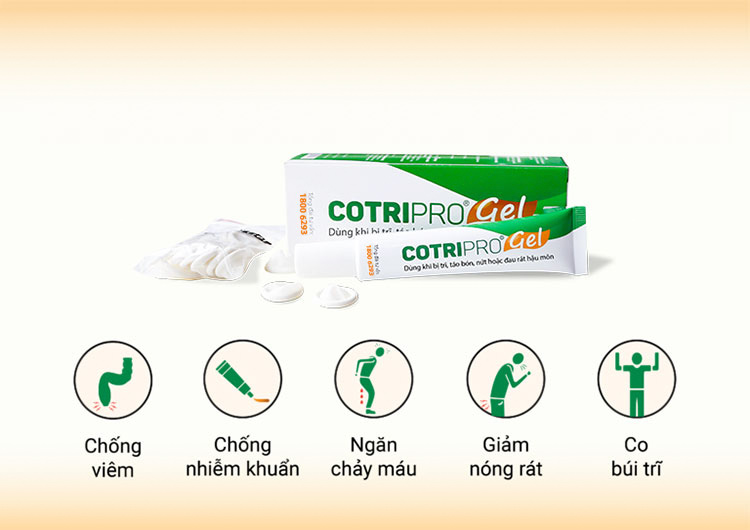 Ưu điểm của gel bôi trĩ CotriPro là gì? Vì sao hiệu quả nhanh?